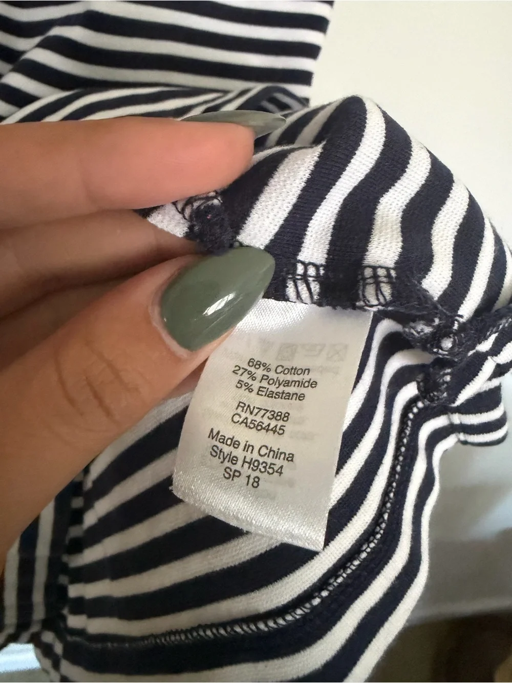 J.Crew Black & White Striped Lace-Up T-Shirt Dress Size Small